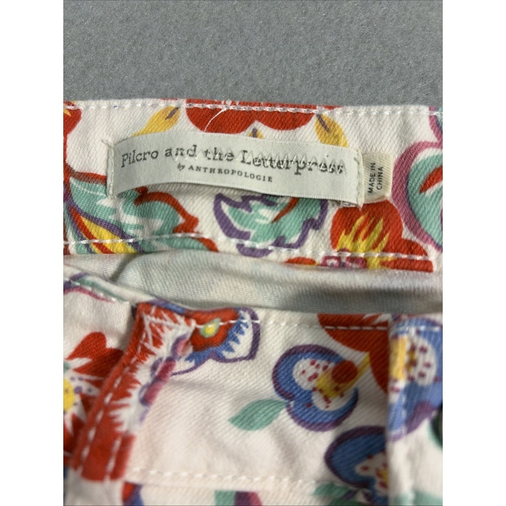 Pilcro and the Letterpress by Anthropologie Mid-Rise Skinny Pants Size 28 - Picture 3 of 8